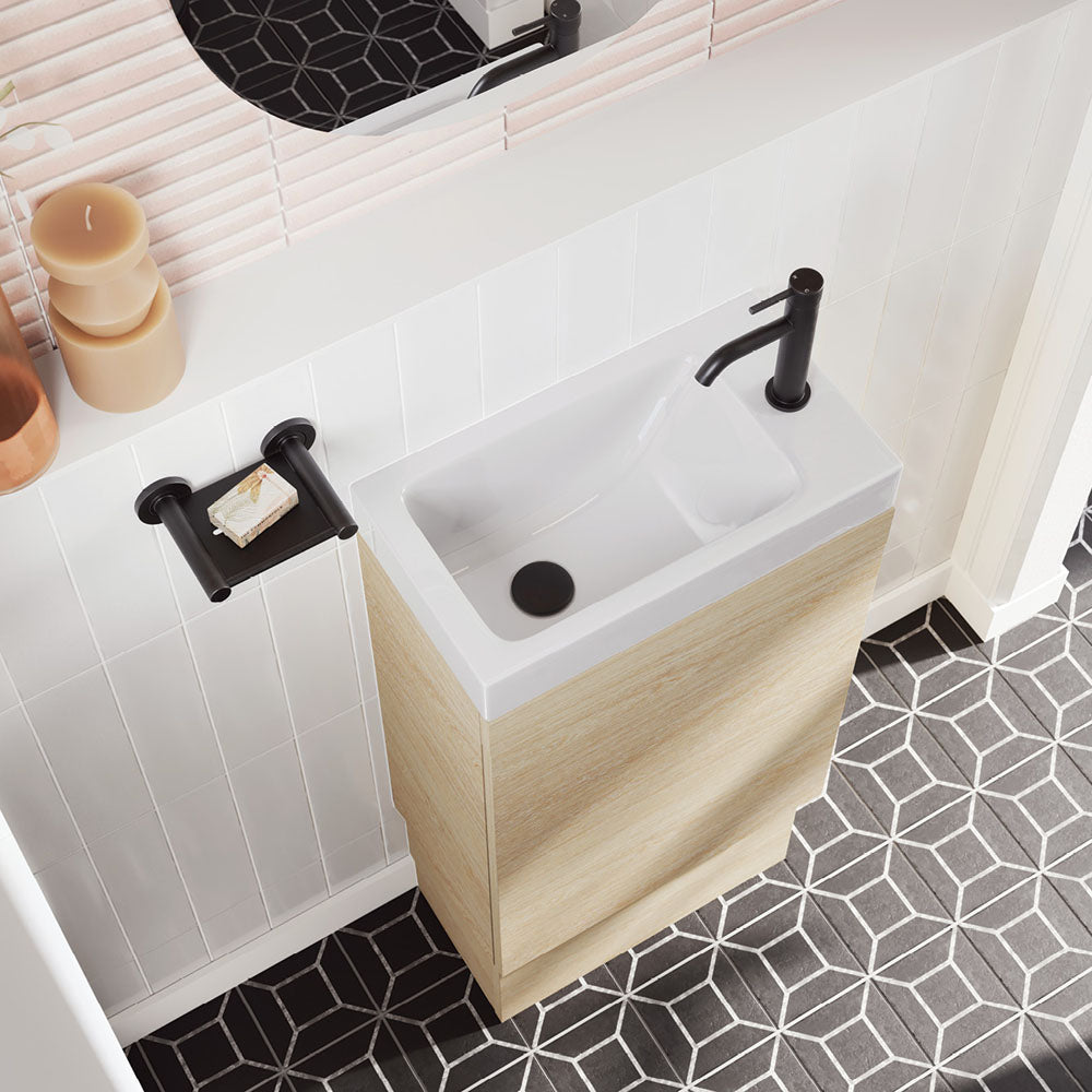 Denzel Slim Ensuite Depth Ceramic Basin Top