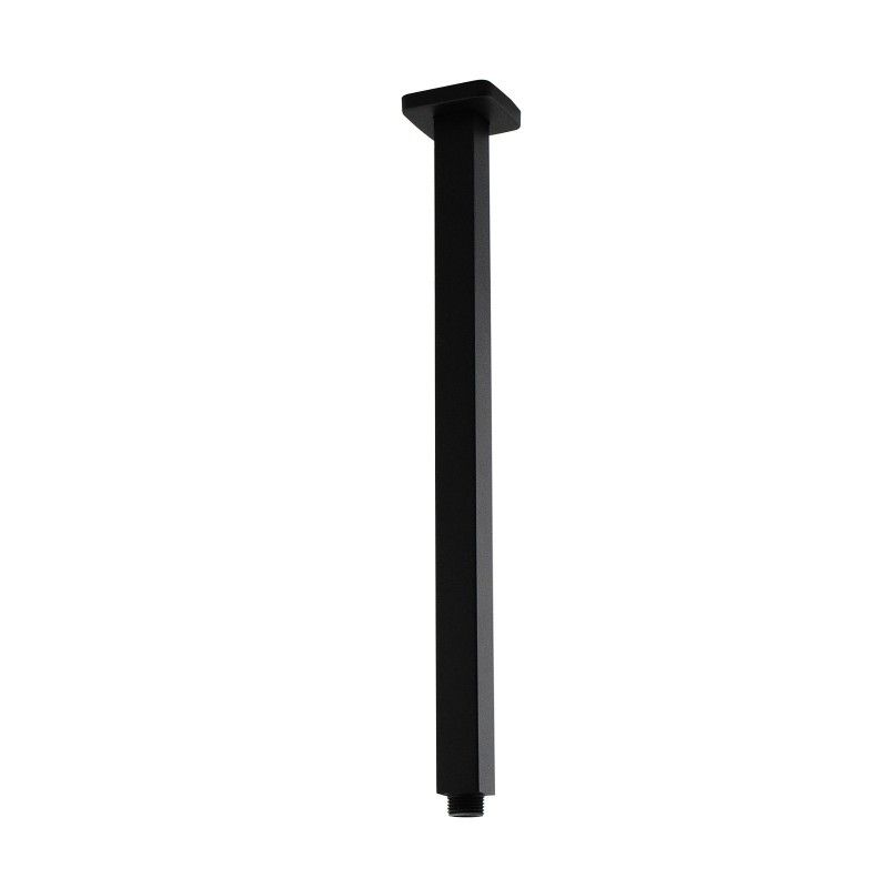 Norico Cavallo 400mmMatte Black Square Ceiling Shower Arm