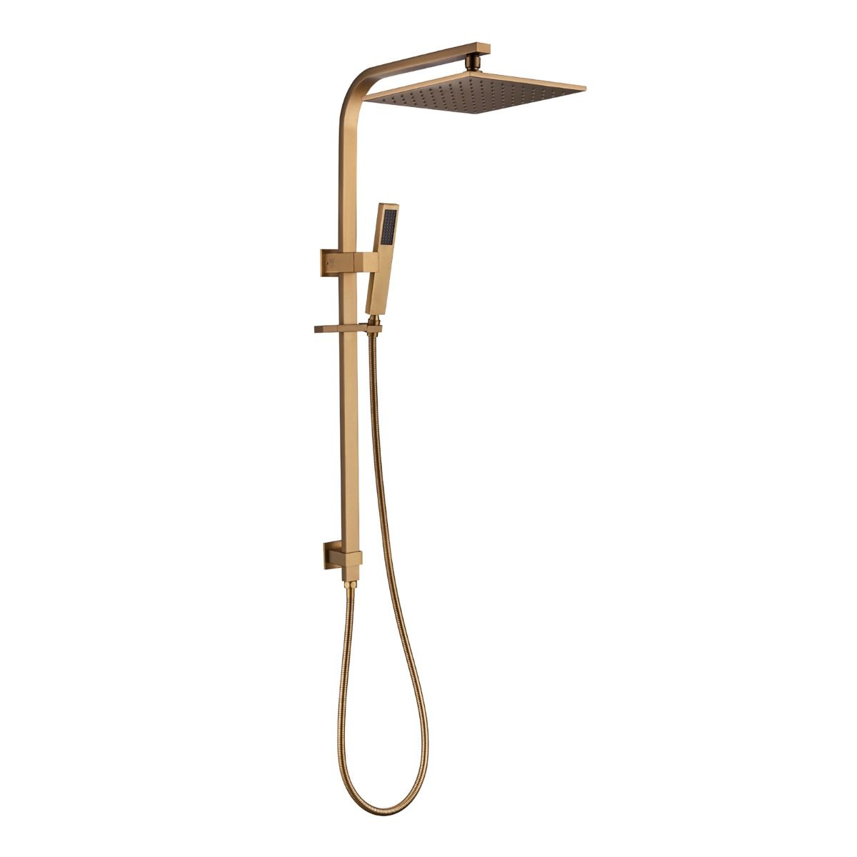 Norico Esperia 250mm Brushed Yellow Gold Square Shower Station